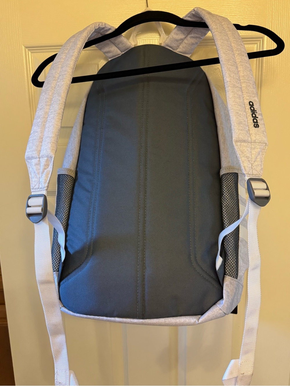 adidas Classic 3S 4 Backpack – Unisex Laptop Bookbag in Heather Gray - NWT - Picture 4 of 10